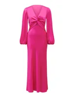 Wren Long Sleeve Twist Maxi Dress in Pink - Size  0 to 12 - Women's Occasion Dresses