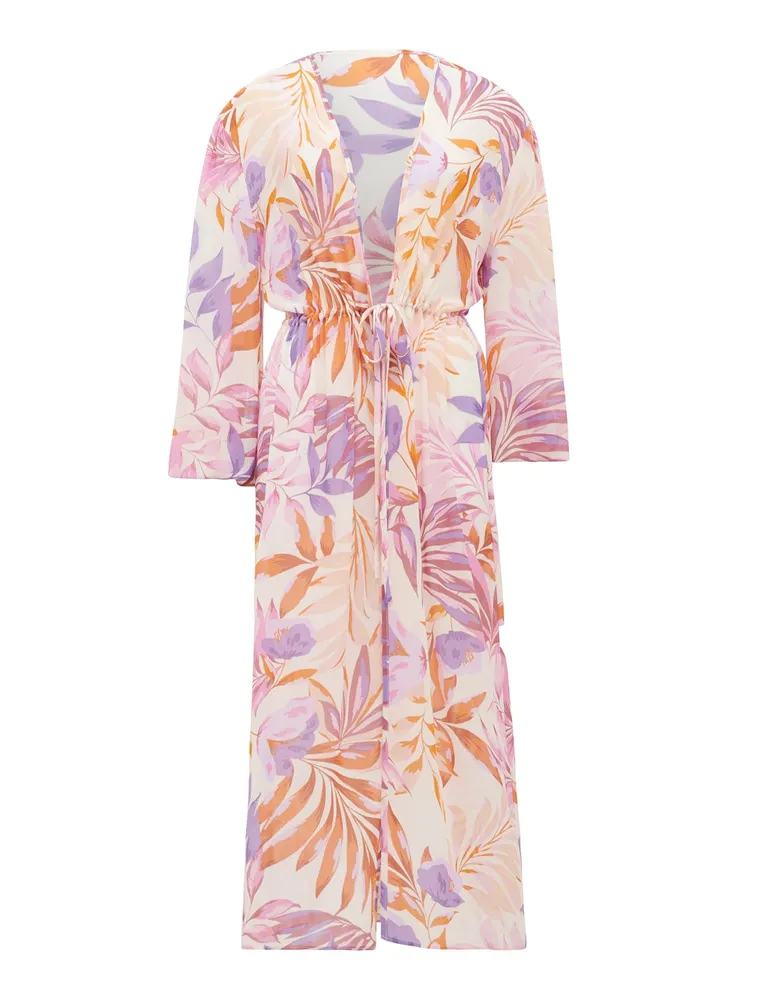 Bronte Longline Print Kimono