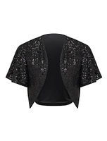 Selena Sequin Short Cape