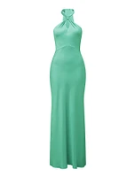 Yvette Knot Tie Neck Gown