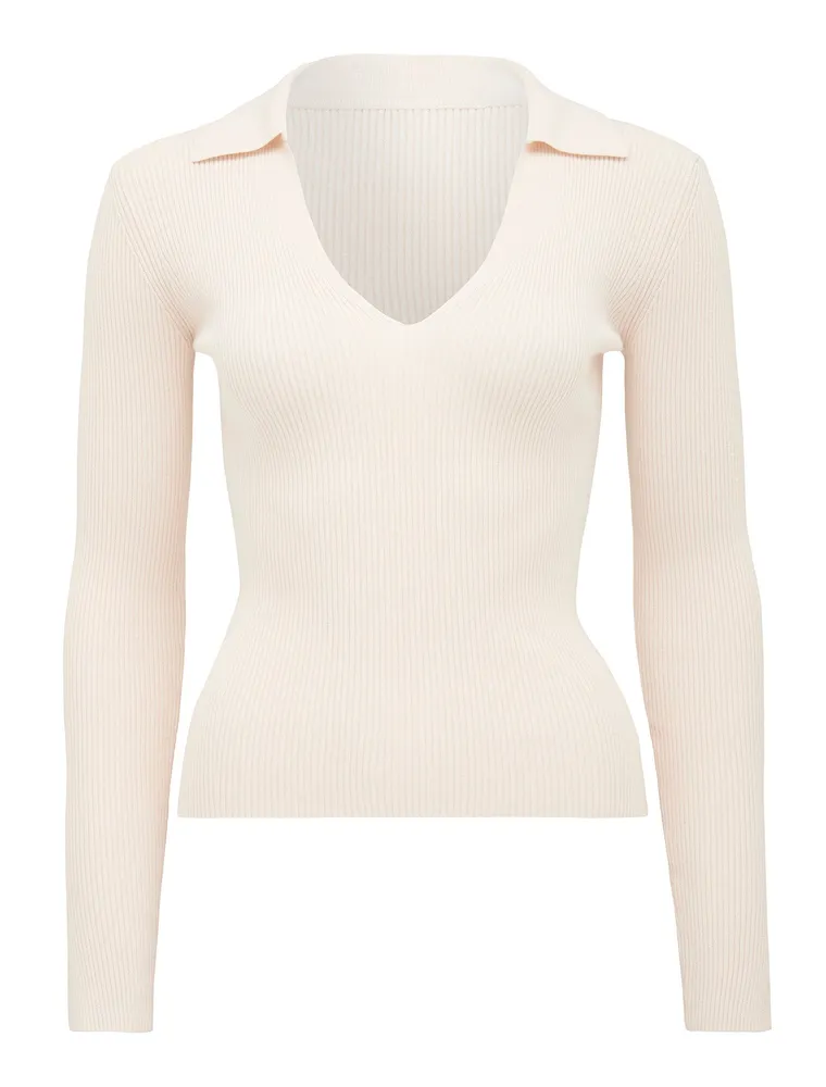 Selena Collar Knit Top