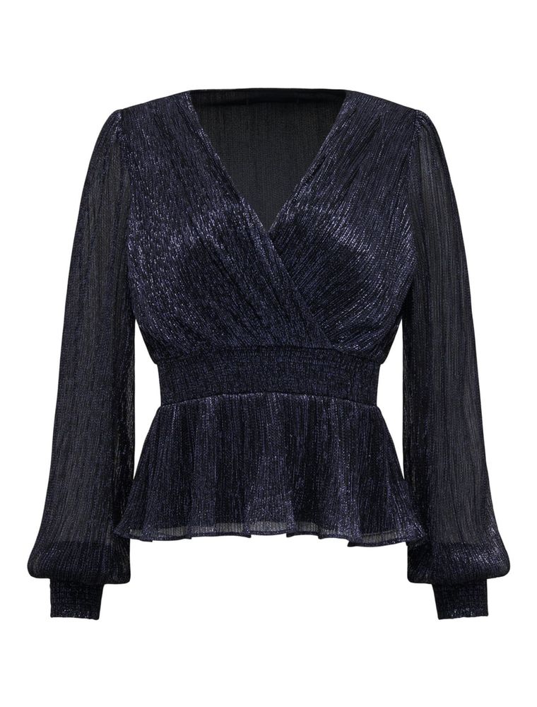 Hailey Plisse Wrap Top