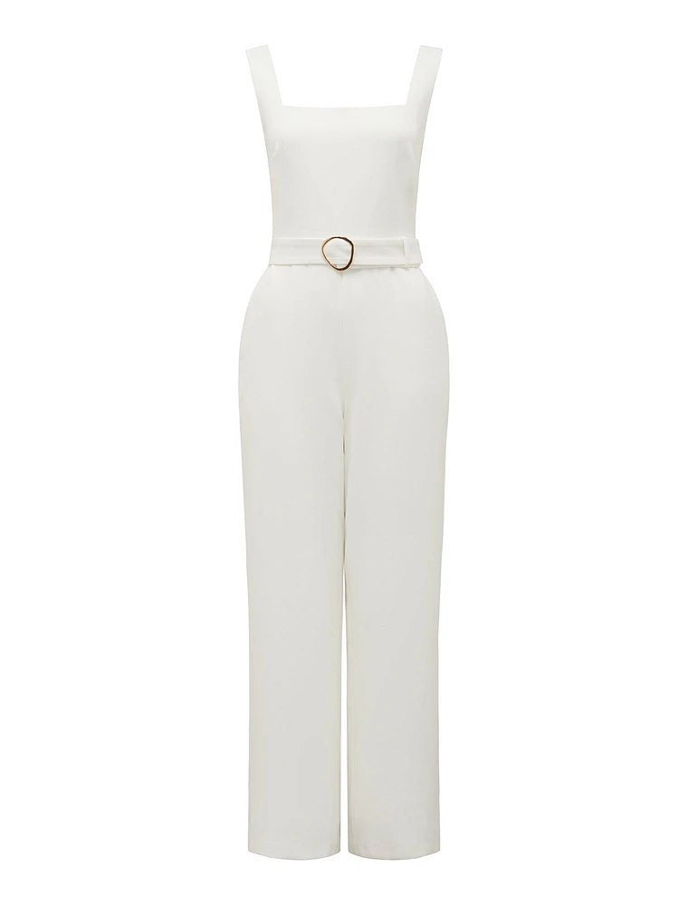 Marie Petite Square Neck Jumpsuit