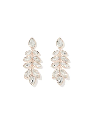 Peyton Petal Glass Drop Earrings in Blue - Women's Jewelry