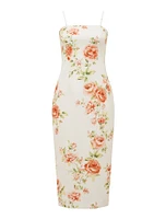 Tiana Strapless Midi Dress