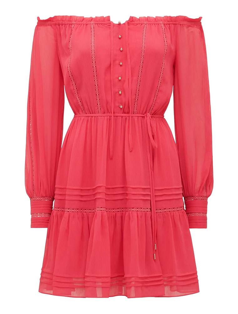 Gisele Off Shoulder Mini Dress