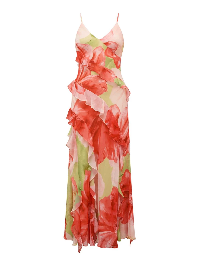Poppy Ruffle Gown