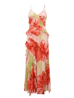 Poppy Ruffle Gown