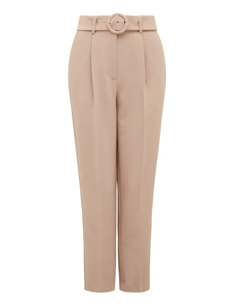 Buy Neutral Olivia Tapered Pant - Forever New