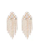 Mayson Crystal and Pearl Drop Earrings