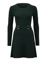 Faye D-Ring Mini Knit Dress