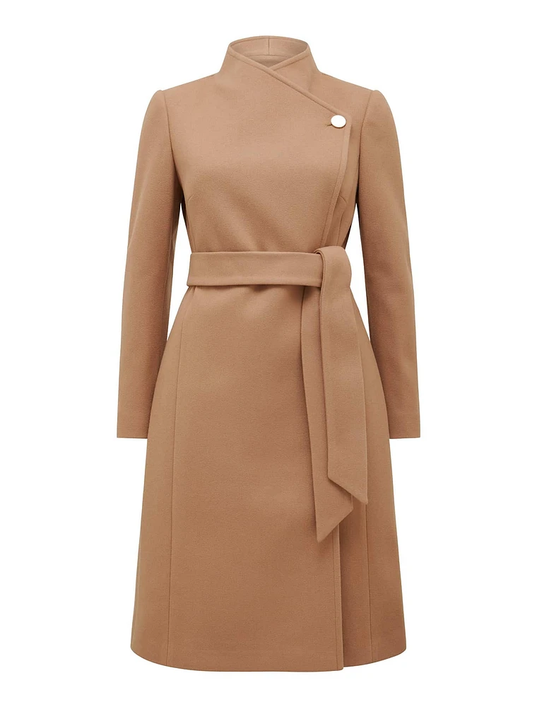 Brodie Funnel-Neck Coat