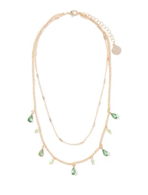 Mira Stone Layered Necklace