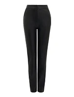 Alexis Vegan Leather Slim-Leg Pants