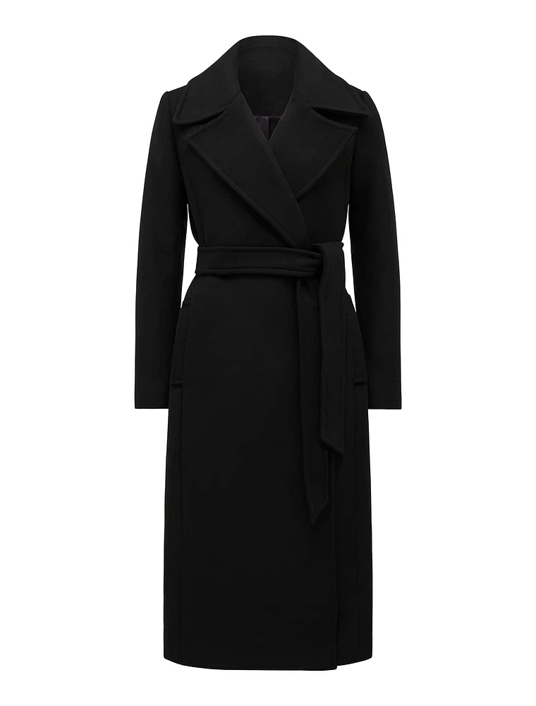 Amanda Belted Wrap Coat