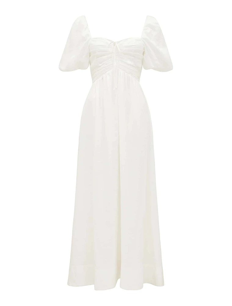 Destiny Ruched Bodice Midi Dress