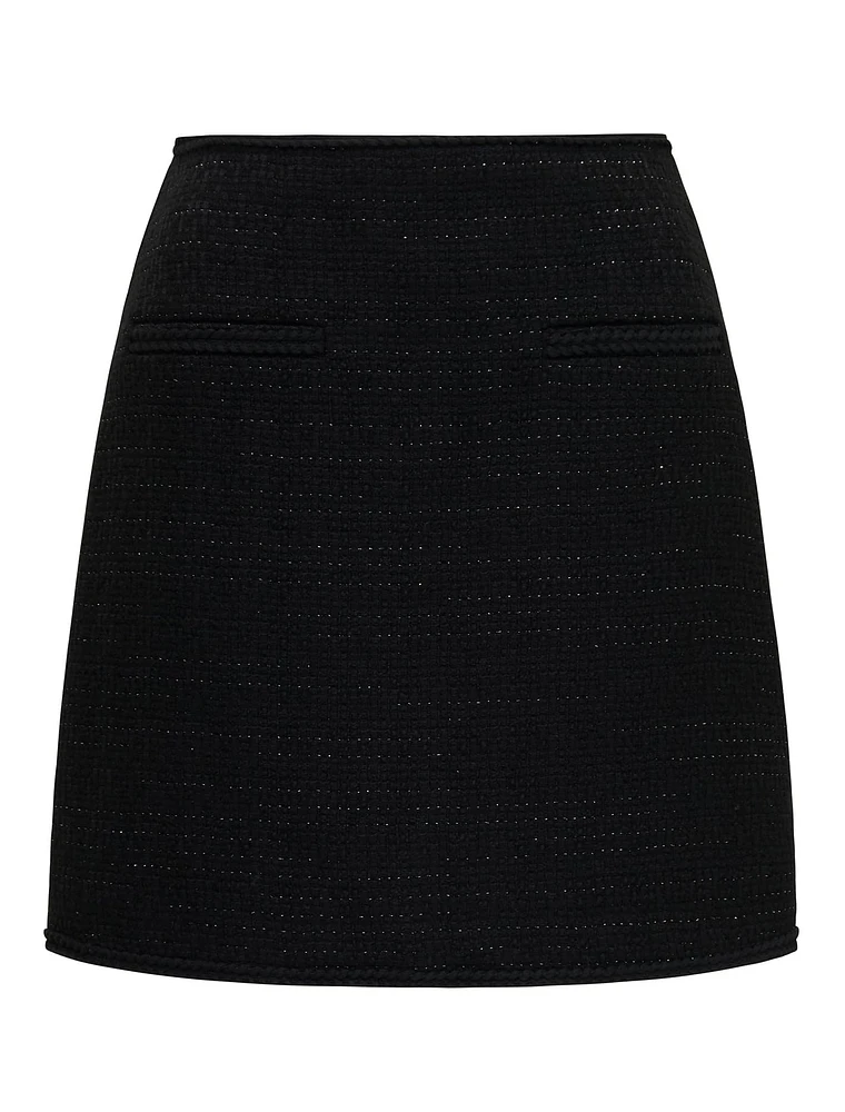 Arlie Bouclé Mini Skirt