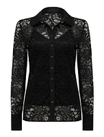 Ita Lace Button-Down Shirt