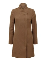 Debbie Funnel-Collar Coat