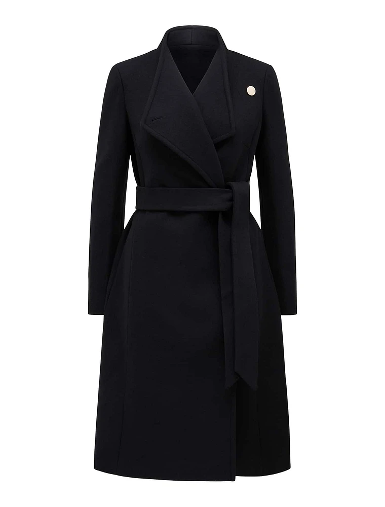 Brodie Funnel-Neck Coat