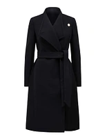 Brodie Funnel-Neck Coat