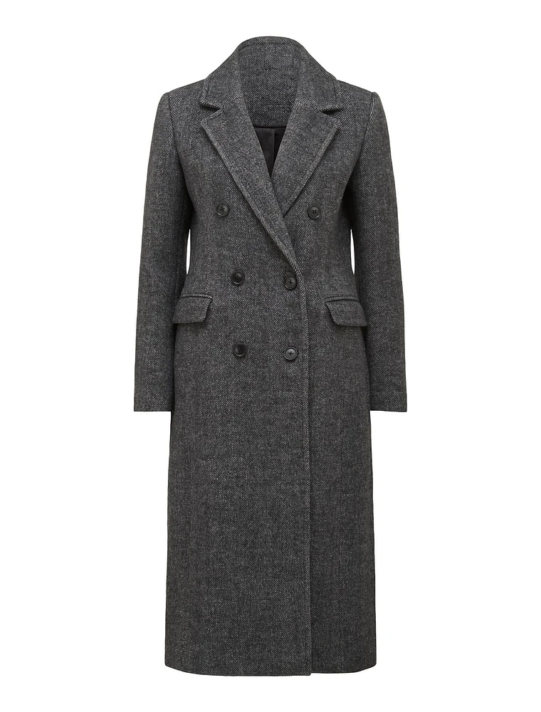 Sydney Double-Breasted Button Coat