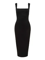 Kerry Bodycon Midi Dress Black - 0 to 12 Women's Dresses