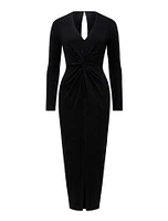 Clarissa Petite Glitter Midi Dress