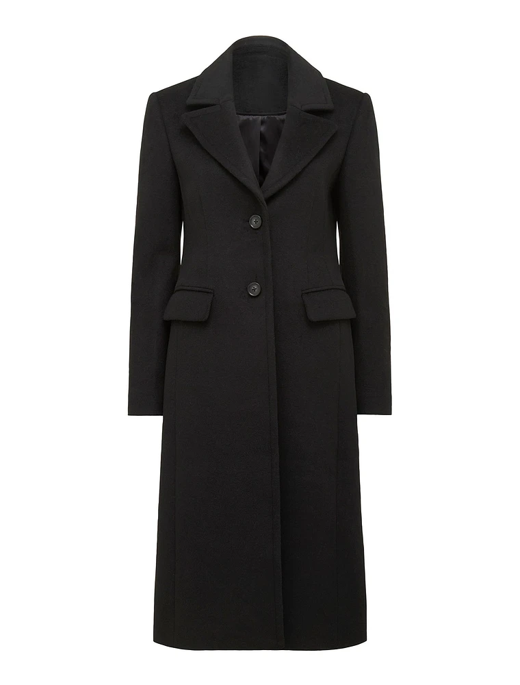 Rebecca Button-Front Coat