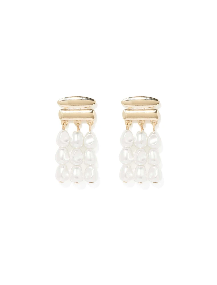 Signature Zamora Pearl Drop Statement Earring - Women's Fashion | Ever New