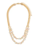 Signature Isabelle Glass Stone Layered Necklace - Women's Fashion | Ever New