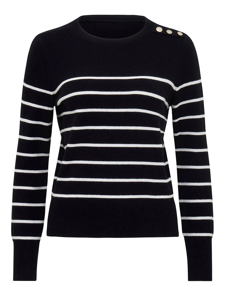 Kim Striped Knit Sweater