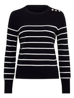 Kim Striped Knit Sweater