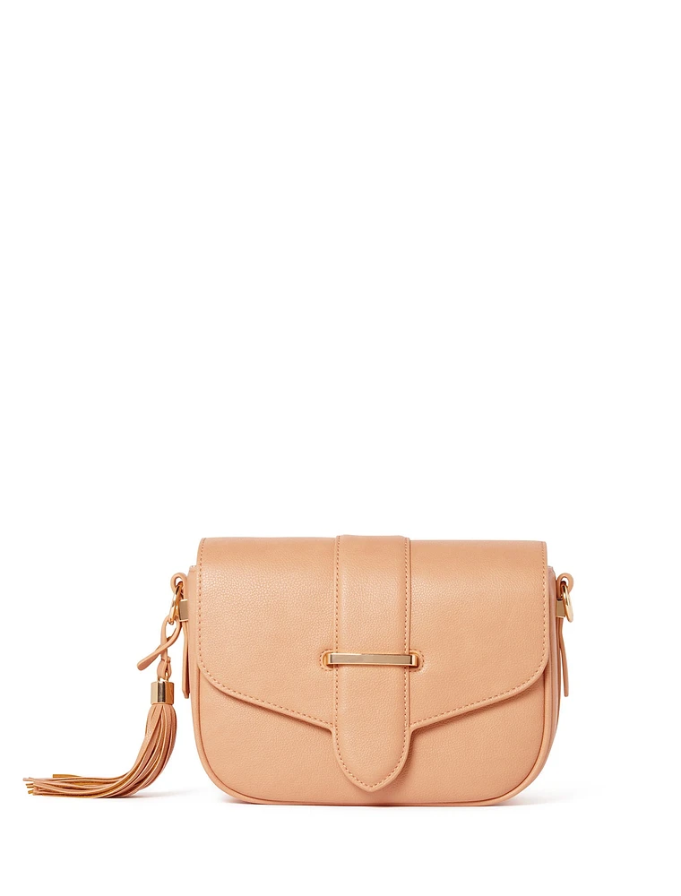 Signature Thea Tassel Saddle Bag