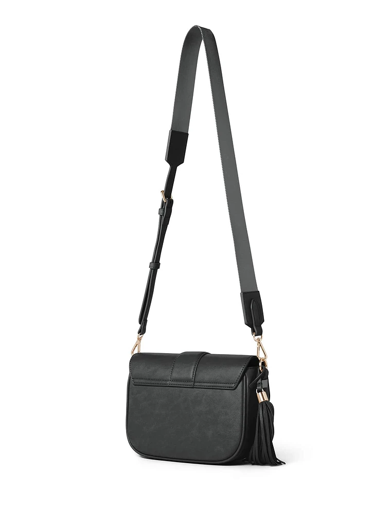 Signature Thea Tassel Saddle Bag