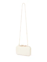 Tara Bow Metal Hardcase Clutch Light Pink - Women's Bags