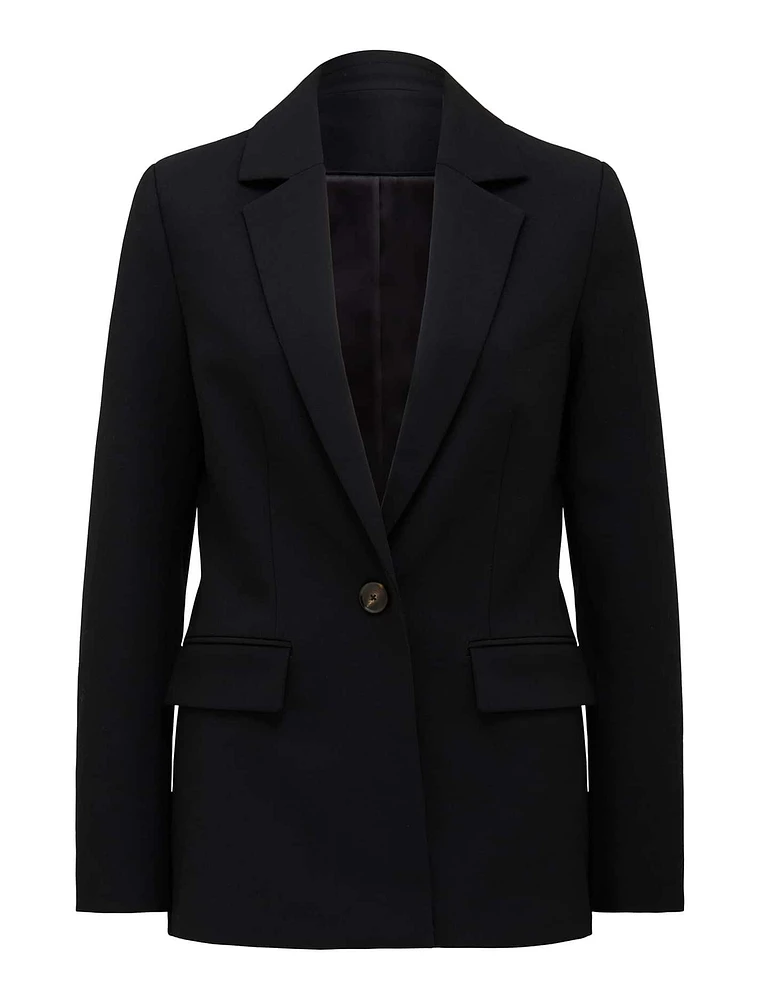 Mikayla Single-Breasted Blazer Black - 0 to 12 Women's Blazers