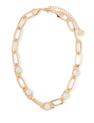 Signature Blair Link Pearl Necklace - Women's Fashion | Ever New