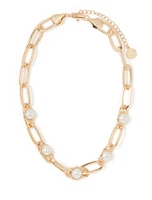 Signature Blair Link Pearl Necklace - Women's Fashion | Ever New