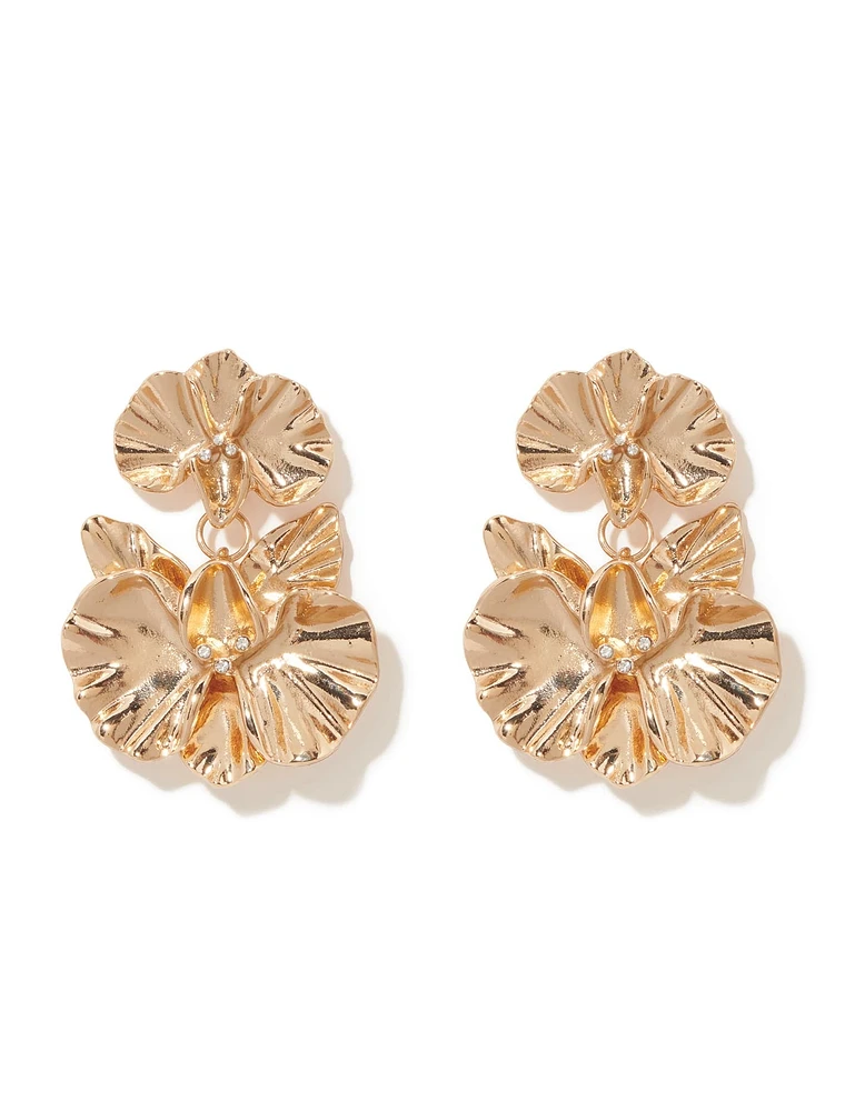 Signature Saskia Statement Flower Earrings - Women's Fashion | Ever New