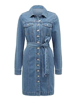 Taylor Denim Shirt Dress Mid Wash - 0 to 12 Women's Day Dresses