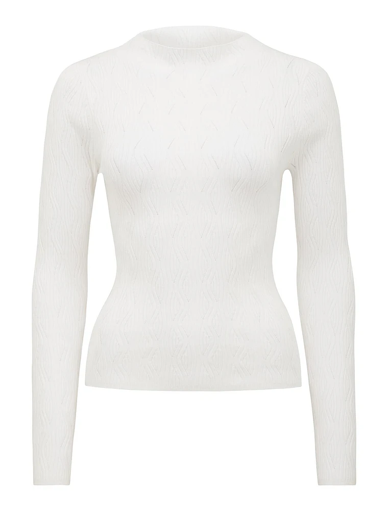 Everley Grown On Neck Wave Jumper