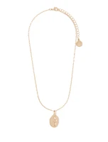 Gail Gold Plated Pendant Necklace in Gold - Women's Jewellery