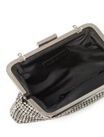 Abigail Frame Embellished Clutch - Signature