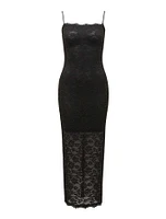 Angelica Lace Bodycon Midi Dress