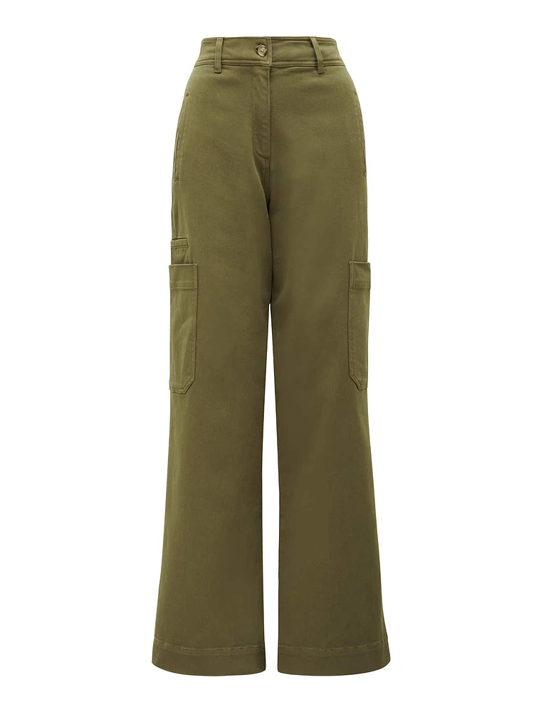 Bobbie Wide-Leg Cargo Pants