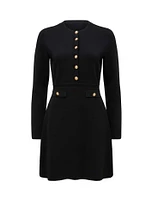 Karina Petite L/S Polo Knit Dress