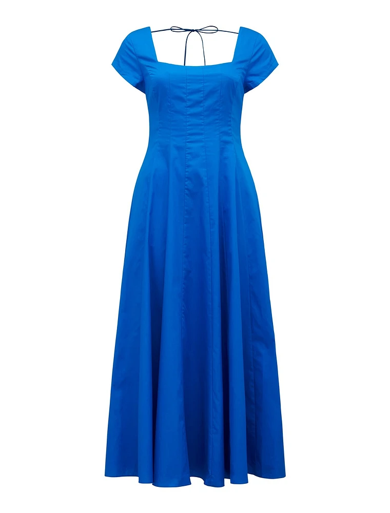 Raleigh Cap-Sleeve Dress Blue - 0 to 12 Women's Day Dresses