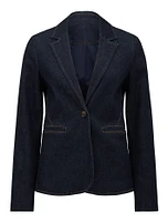 Florence Denim Blazer Dark Wash - 0 to 12 Women's Blazers