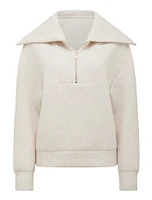 Tiana Lounge Zip-Front Sweatshirt